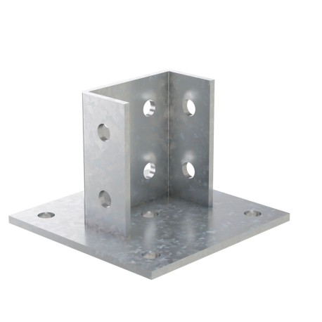 IBSF8201C | Крепление усиленное к потолку для двойного С-образного профиля 41х41, нержавеющая сталь