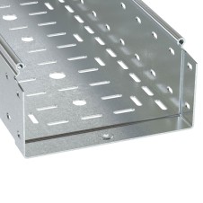 Лоток перфорированный 100х100, L=3000, 1.2мм, цинк-ламельное