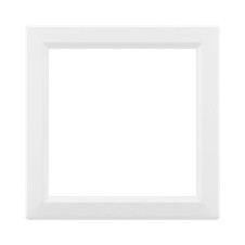 Декоративная вставка для металлических рамок Avanti, белая, 1 пост (2 мод.)