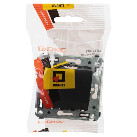 4412983 | Вывод кабеля из стены Avanti, Черный матовый-4