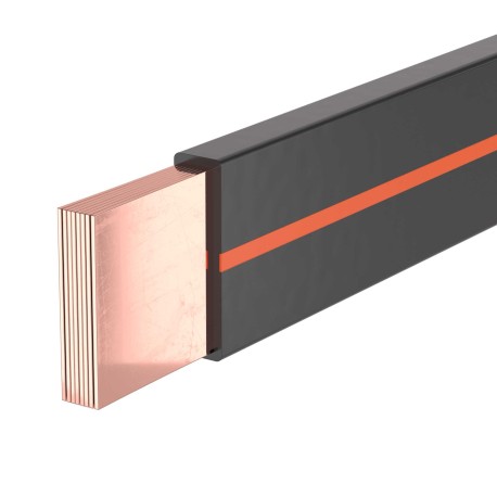 R5BFC5801 | Гибкая шина в ПВХ изоляции, 5x80x1мм, ном. ток 1000А, длина 2 метра