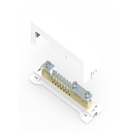 NE1001 | Шина уравнивания потенциалов, 10х4-25 мм2, 1х50 мм2, 1х4х30 мм