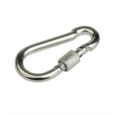 Карабин с фиксатором 4х40, DIN5299D