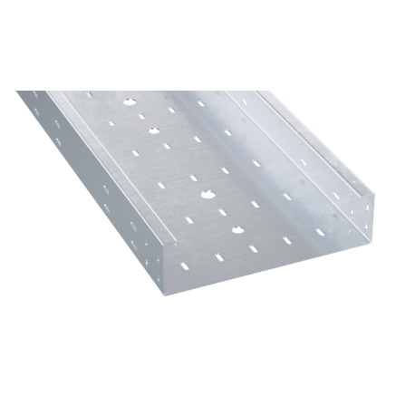 ISV510C | Лоток перфорированный 100х50, L=3000, 1.0мм, нержавеющая сталь