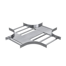 Ответвитель Х-образный 100х80, R600, 1.5мм, нержавеющая сталь