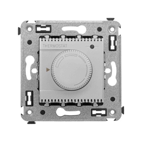 4404163 | Термостат для теплых полов в стену, Avanti, Закаленная сталь