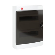Щиток настенные с дверцей 24 мод., IP41, белый, с клеммным блоком 2х87508 и замком