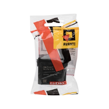 4402141 | Датчик движения модульный, "Avanti", "Черный квадрат", 1 модуль-4