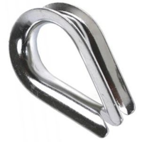 CM621003 | Коуш стальной под трос ⌀2-3мм, оцинкованный