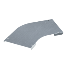 Крышка на угол горизонтальный 45°, осн.200, R600, 1.0мм, нержавеющая сталь