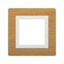 Рамка из натурального дерева, "Avanti", беленый дуб, 2 модуля