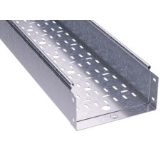 Лоток перфорированный 100х100, L=2000, 0.7мм, нержавеющее