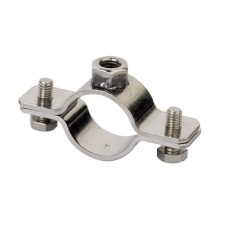 Хомут для тяжелых нагрузок 15-19 (3/8") мм, M8, нержавеющее AISI 304