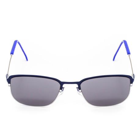 TCSKSF56010001 | Синие солнцезащитные очки из титана с серыми линзами. Модель 19-1