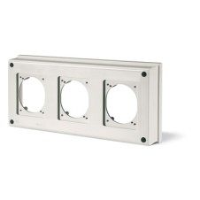 Крышка 150х328х45 на 3 поста с основанием 70х87 мм.