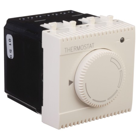 4405162 | Термостат модульный для теплых полов, "Avanti", "Ванильная дымка", 2 модуля-1