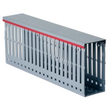 Короб перфорированный, серый RL6 80x40