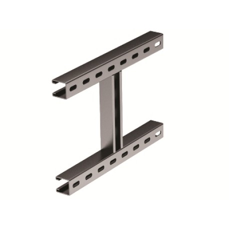 IBMH4020C | Крепление к вертикальной двутавровой балке, H-образное, 200мм, нержавеющая сталь
