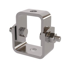 Шарнир универсальный с изменяемым углом для резьбовой шпильки М12, INOX 304