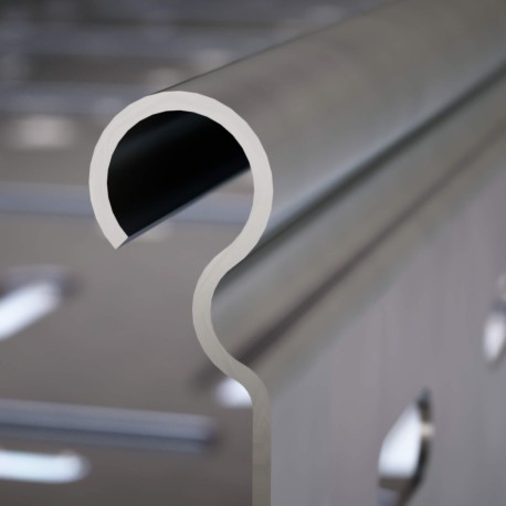 3534110ZL | Лоток перфорированный 100х100, L=3000, 1.0мм, цинк-ламельное-4