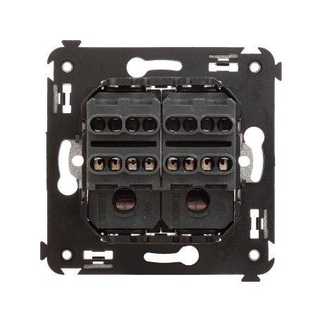 4404124 | Инвертор двухклавишный в стену, Avanti, Закаленная сталь-2