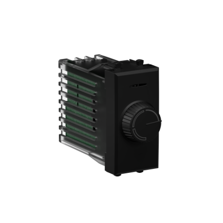 4412131 | Диммер поворотный модульный, Avanti, Черный матовый, 1 модуль