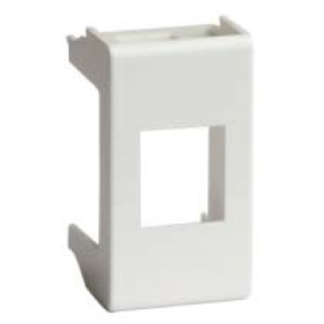 45006 | Адаптер для информационных разъемов AVAYA-SYSTIMAX, ''Viva'', 1 мод., белый