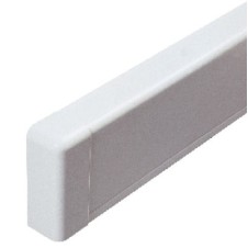Заглушка для плинтусного короба 100х40 мм белый (розница, 1 шт в пакете)