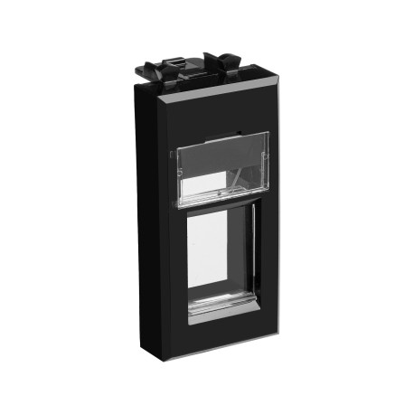 4402201 | Адаптер для Keystone, "Avanti", "Черный квадрат", 1 модуль-1