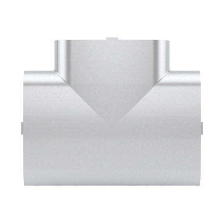 09506G | Тройник 90х50 мм, цвет серый металлик