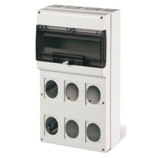 Корпус на 16 модулей и 6 постов с основанием 70х87 мм. Тип M550