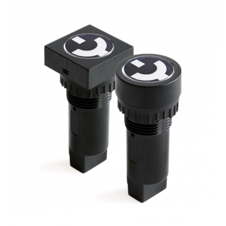 AP0S23DR230 | Индикатор положения выключателя, винт. подкл., уст.размер 22/30, круг., крас., 230В,