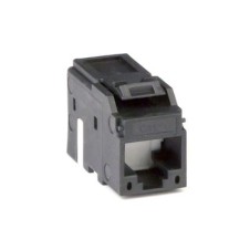 Модуль Keystone RJ45 CAT6A не экранированный, черный