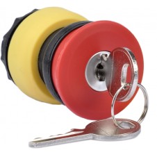 Взрывозащищенная насадка-грибовидная. аварийная кнопка с ключом. Положение фиксирующего паза 270°