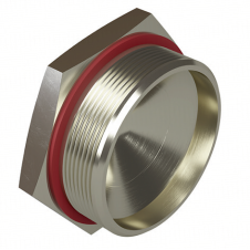 Заглушка взрывозащищенная Ex d e, NPT 1 1/4", сталь нержавеющая AISI 316L, IP66/67/68