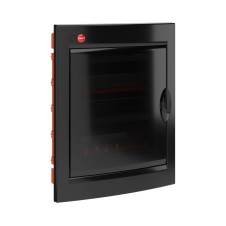 Щиток встраиваемый с дверцей 24 мод., IP41, черный