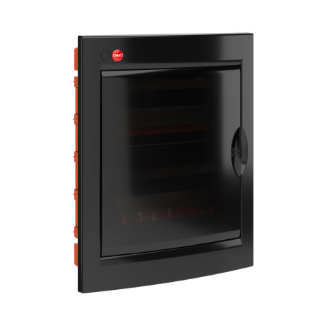 82524 | Щиток встраиваемый с дверцей 24 мод., IP41, черный