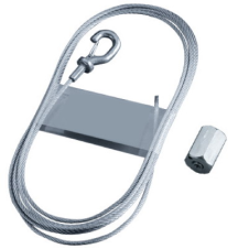 Трос стальной с держателями ⌀1.5мм, L=10000мм