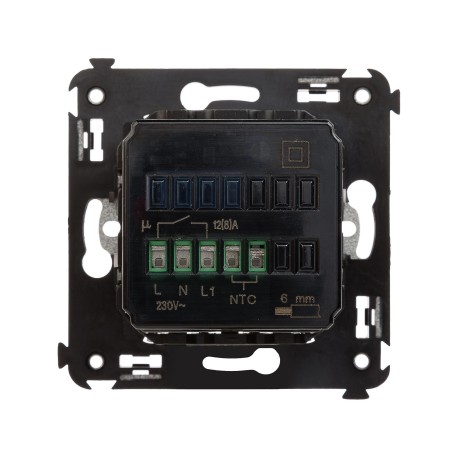 4400163 | Термостат для теплых полов в стену, Avanti, Белое облако-2