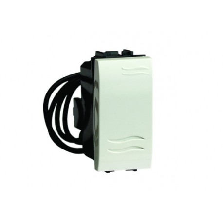 77011NL | Переключатель с подсветкой, черный, 1мод.