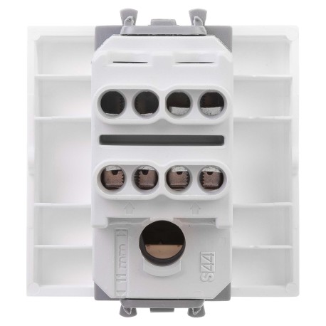 4400122 | Инвертор одноклавишный модульный, "Avanti", "Белое облако", 2 модуля-2