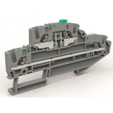 Двухуровневая клемма с размыкателем на 2,5 кв.мм