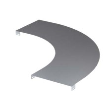 Крышка на угол горизонтальный 90°, осн.200, R600, 1.0мм, горячеоцинкованное