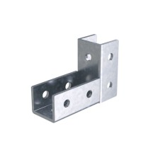 Соединитель С-образного профиля 41х41 под углом 90°, нержавеющая сталь