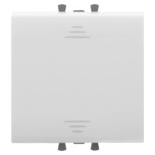 Инвертор одноклавишный модульный, "Avanti", "Белое облако", 2 модуля