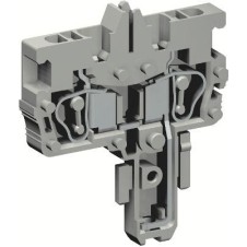 Разъем типа гнездо, с пружинным зажимом на 2 контакта для клемм типа HVPC. Серый. 2,5 кв. мм.
