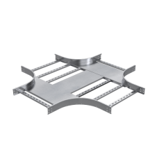 Ответвитель Х-образный 100х100, R600, 1.5мм, нержавеющая сталь