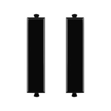 Комплект модульных заглушек "Avanti", "Черный квадрат", 0,5 модуля 2штуки