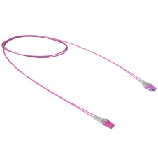 Оптический коммутационный шнур переходной Duplex SC-UPC/LC-UPC, 50/125 OM4, 2 м