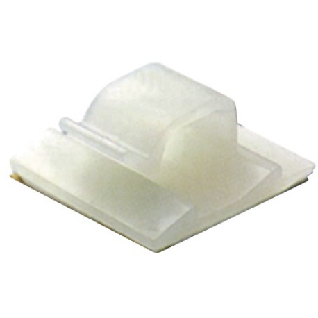 25439 | Клипса самоклеящаяся для кругл.кабеля,черная, 16x15x18